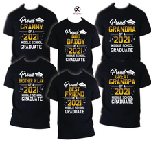 Load image into Gallery viewer, Family of Graduate T-Shirts, Graduation Matching Grad Shirt, 2021 Graduation 6