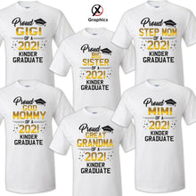 Load image into Gallery viewer, Family of Graduate T-Shirts, Graduation Matching Grad Shirt, 2021 Graduation 3
