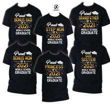 Load image into Gallery viewer, Family of Graduate T-Shirts, Graduation Matching Grad Shirt, 2021 Graduation 6
