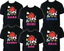 Load image into Gallery viewer, Farm Birthday T Shirt Family matching celebration reunion party tee mom dad kid