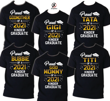 Load image into Gallery viewer, Family of Graduate T-Shirts, Graduation Matching Grad Shirt, 2021 Graduation 3