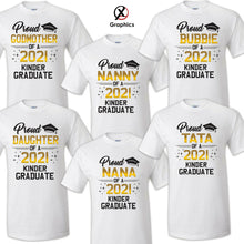 Load image into Gallery viewer, Family of Graduate T-Shirts, Graduation Matching Grad Shirt, 2021 Graduation 3