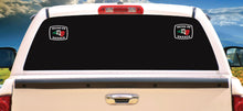 Load image into Gallery viewer, Hecha en Oaxaca letters Decal Car Window Laptop Flag Vinyl Sticker Mexico SLP Mexican Sticker, Trucking, Trokiando Trucks decal MX OAX