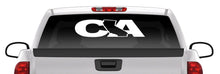 Load image into Gallery viewer, California State letters Decal Car Window Laptop Map Vinyl Sticker USA flag Amer