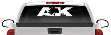 Load image into Gallery viewer, Alaska State letters Decal Car Window Laptop Map Vinyl Sticker USA flag Amer