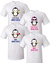Load image into Gallery viewer, Penguins T shirt Mathing tee Family Birthday Reunion Party Celebration Baby