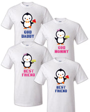 Load image into Gallery viewer, Penguins T shirt Mathing tee Family Birthday Reunion Party Celebration Baby