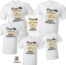 Load image into Gallery viewer, Family of Graduate T-Shirts, Graduation Matching Grad Shirt, 2021 Graduation 3