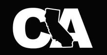 Load image into Gallery viewer, California State letters Decal Car Window Laptop Map Vinyl Sticker USA flag Amer