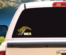 Load image into Gallery viewer, Mexico escudo car window vinyl sticker Decal Gobierno Mex. Mor Morelos Estado Mexican Flag