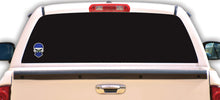 Load image into Gallery viewer, Salvadorian Skull Decal Car Window Laptop Vinyl Sticker Human Skeleton Dead El Salvador decal Centroamericano Flag sticker decal
