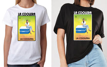 Load image into Gallery viewer, La Coolera T-shirt Loteria Mexican Bingo Short Sleeve, Gift Celebration Hippie Tee Lottery Game Hooded Funny asshole, cooler spanglish