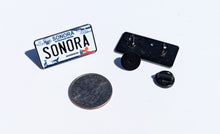 Load image into Gallery viewer, Sonora Car Plate Pin For Caps And Clothing Enamel Badge Pin SON Original Mexico plate Pin
