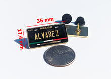 Load image into Gallery viewer, Alvarez Pin For Caps And Clothing Enamel Badge Pin Mexican Pin Mexican Flag Pin Alvarez Mexico Pin Hispanic Pin
