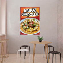 Load image into Gallery viewer, Arroz con Pollo Sticker Window Sticker Food Truck Concession Vinyl Restaurant Wall Poster Sticker
