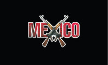 Load image into Gallery viewer, Mexico W/ Rifles Decal Car Window Laptop Vinyl Sticker MexicanAdhesive Trokas sticker

