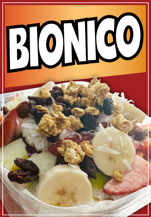 Bionico Sticker Window Decal Truck Concession Vinyl Restaurant Wall poster Sticker Food Decal Sign