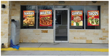 Load image into Gallery viewer, Birria Fries Sticker Window Decal Truck Concession Vinyl Restaurant Wall poster Sticker Mexican Food Decal Birria Soup Sign

