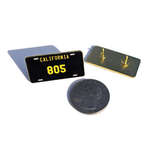 Load image into Gallery viewer, California 805 Pin For Caps And Clothing Enamel Badge California Car Plate Pin California USA License Plate
