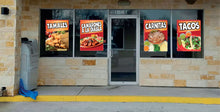 Load image into Gallery viewer, Camarones a la Diabla Sticker Window Sticker Food Truck Concession Vinyl Restaurant Wall Poster Shrimp Seafood
