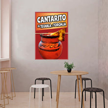 Load image into Gallery viewer, Cantarito de Tequila y  Toronja Sign Decal Window Sticker Truck Concession Vinyl Restaurant  Cantarito sticker
