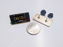 Load image into Gallery viewer, Pin Chaidez Car Plate Pin For Caps And Clothing Enamel Badge Chaidez Mexican Plate
