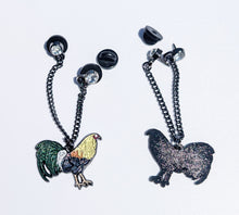 Load image into Gallery viewer, Rooster Pin Chain For Caps And Clothing Enamel Badge Rooter Brooches backpack Embellishments Gallo Pin
