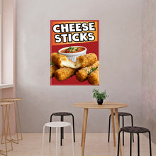Load image into Gallery viewer, Cheese Sticks Sign Decal Window Sticker Truck Concession Vinyl Restaurant Cheese Sticks sticker
