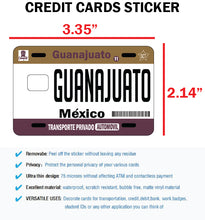 Load image into Gallery viewer, Guanajuato Credit Card Skin Cover Vinyl Stickers (4 Pack) -GTO Mexican Decal #2
