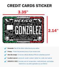 Load image into Gallery viewer, Gonzalez Credit Card Skin Cover Vinyl Stickers (4 Pack) -Mexican Decal Mexico Car Plate adhesive Gonzalez
