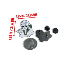 Load image into Gallery viewer, Pin baby angel with wings carrying money For Caps And Clothing Enamel Badge Cupid with money pin
