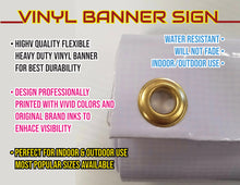 Load image into Gallery viewer, Auto Body Repairs &amp; Restoration Vinyl Banner advertising Sign Full color any size Indoor Outdoor Advertising Vinyl Sign With Metal Grommets
