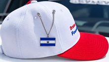 Load image into Gallery viewer, El Salvador Flag Pin Chain For Caps And Clothing Enamel Badge Salvadorian Flag Brooches backpack Embellishments
