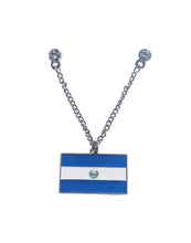 Load image into Gallery viewer, El Salvador Flag Pin Chain For Caps And Clothing Enamel Badge Salvadorian Flag Brooches backpack Embellishments
