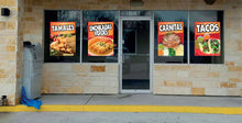 Load image into Gallery viewer, Fajta Nachos Decal Window Sticker Mexican Food Truck Sign Concession Vinyl Restaurant Comida Mexicana
