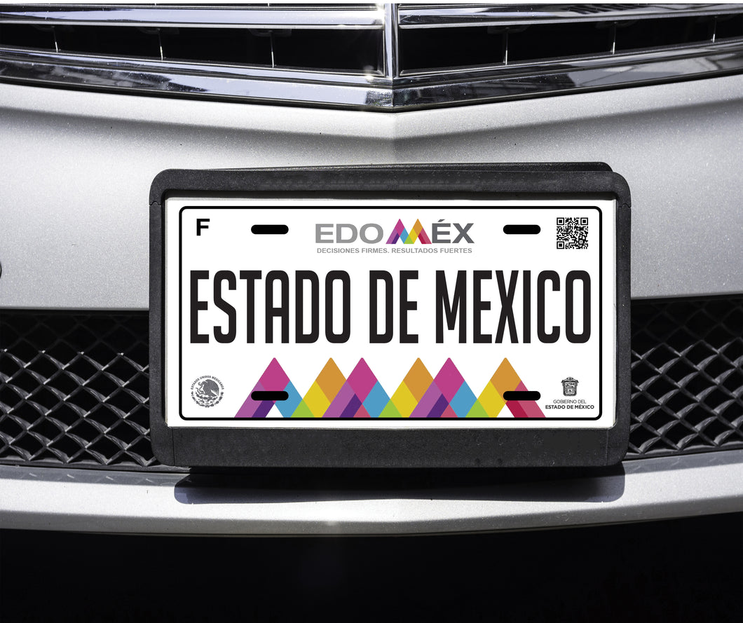 Estado de Mexico Mexico Car Plate Aluminum License Plate Mexican Mexico Edo Mex Placa de Mexico