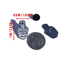 Load image into Gallery viewer, Firearm on Hand Pointing Pin For Caps And Clothing Enamel Badge
