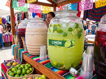 Load image into Gallery viewer, Limon Vinyl Sticker Aguas Frescas Vitrolero sticker Lime Sticker Water Jar decal 3x10in
