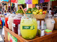 Load image into Gallery viewer, Limon Vinyl Sticker Aguas Frescas Vitrolero sticker Lime Sticker Water Jar decal 3x10in
