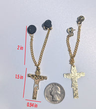 Load image into Gallery viewer, Jesus Pin Chain For Caps And Clothing Enamel Badge Jesus on cross Brooches backpack Embellishments Christian Faith
