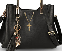 Load image into Gallery viewer, Jesus Pin Chain For Caps And Clothing Enamel Badge Jesus on cross Brooches backpack Embellishments Christian Faith

