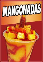 Load image into Gallery viewer, Mangonadas Sticker Window Decal Truck Concession Vinyl Restaurant Wall poster Sticker Food Decal Fruit Signs
