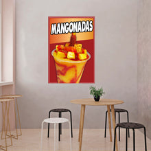 Load image into Gallery viewer, Mangonadas Sticker Window Decal Truck Concession Vinyl Restaurant Wall poster Sticker Food Decal Fruit Signs
