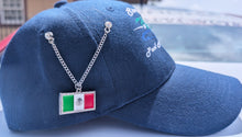 Load image into Gallery viewer, Mexico Flag Pin Chain For Caps And Clothing Enamel Badge Mexican Flag Brooches backpack Embellishments Mexicano
