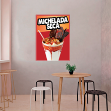 Load image into Gallery viewer, Michelada Seca Decal Window Sticker Mexican Food Truck Concession Vinyl Restaurant Mexican drink Image Sticker (Copy)
