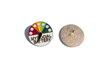 Load image into Gallery viewer, My Social Battery Pin For Caps And Clothing Enamel Badge Rotating Brooches  backpack Embellishments Faces pin
