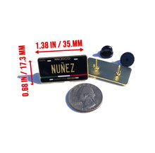 Load image into Gallery viewer, Nunez Pin For Caps And Clothing Enamel Badge Mexican Flag Pin Nuñez Mexico Pin
