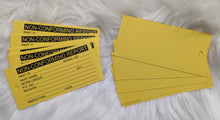 Load image into Gallery viewer, Yellow Tags Non-Conforming Report Tag,2.6&quot; X 5.60&quot; In, Pk 100 NCR
