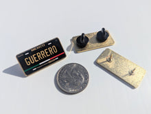 Load image into Gallery viewer, Pin Guerrero Car Plate Pin For Caps And Clothing Enamel Badge Pin GRO Mexico
