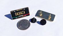Load image into Gallery viewer, Pin Oaxaca Car Plate Pin For Caps And Clothing Enamel Badge Pin Oaxaca Mexico
